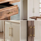 Modern Simple Wooden Cabinet Drawer Handles