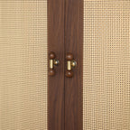 Medieval Brass Round Wooden Head Cabinet Handles