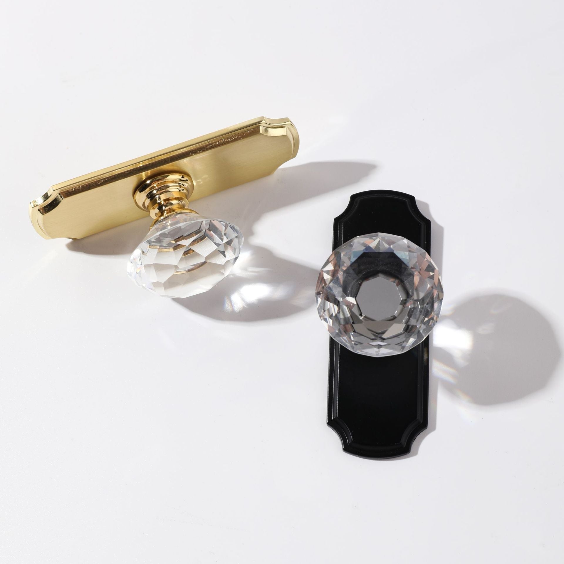 Gold Crystal Cupboard Decorative Handles