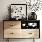 Modern Simple Wooden Cabinet Drawer Handles