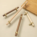 Modern Simple Wooden Cabinet Drawer Handles