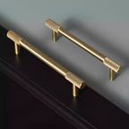 Brass Gold Knurled Kitchen Cabinet Handles