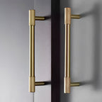 Brass Gold Knurled Kitchen Cabinet Handles