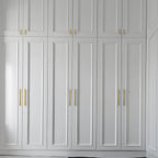 Simple Gold Brass Cabinet Handles
