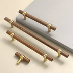 Modern Simple Wooden Cabinet Drawer Handles
