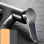 Single Handle Pull Out Spray Bathroom Tap_Gunmetal Gray