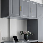 Simple Gold Brass Cabinet Handles