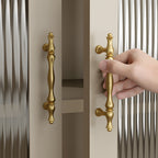 French Style Solid Brass Cabinet Drawer Handles
