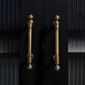 Retro Bronze Solid Brass Drawer Pulls Cabinet Handles
