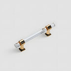 Modern Transparent Acrylic Wardrobe Door Handle