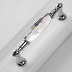 Luxury Crystal Chrome Cupboard Handles