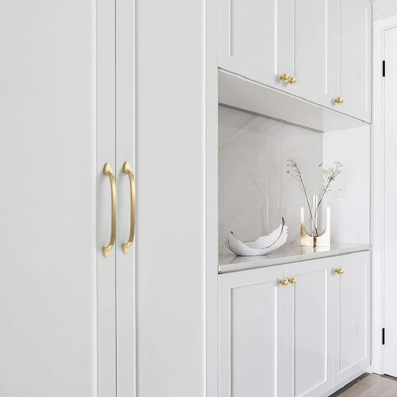 Modern Luxe Solid Copper Kitchen Cabinet Handles