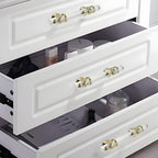 Simple Acrylic Transparent Bathroom Cabinet Handles