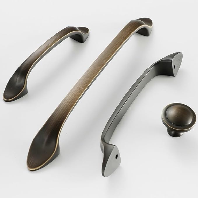 Modern Luxe Solid Copper Kitchen Cabinet Handles