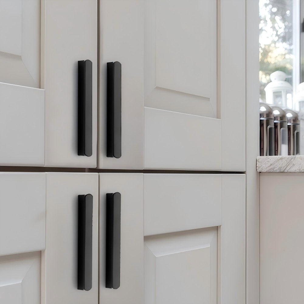 Vintage Black Pure Copper Kitchen Cabinet Handles