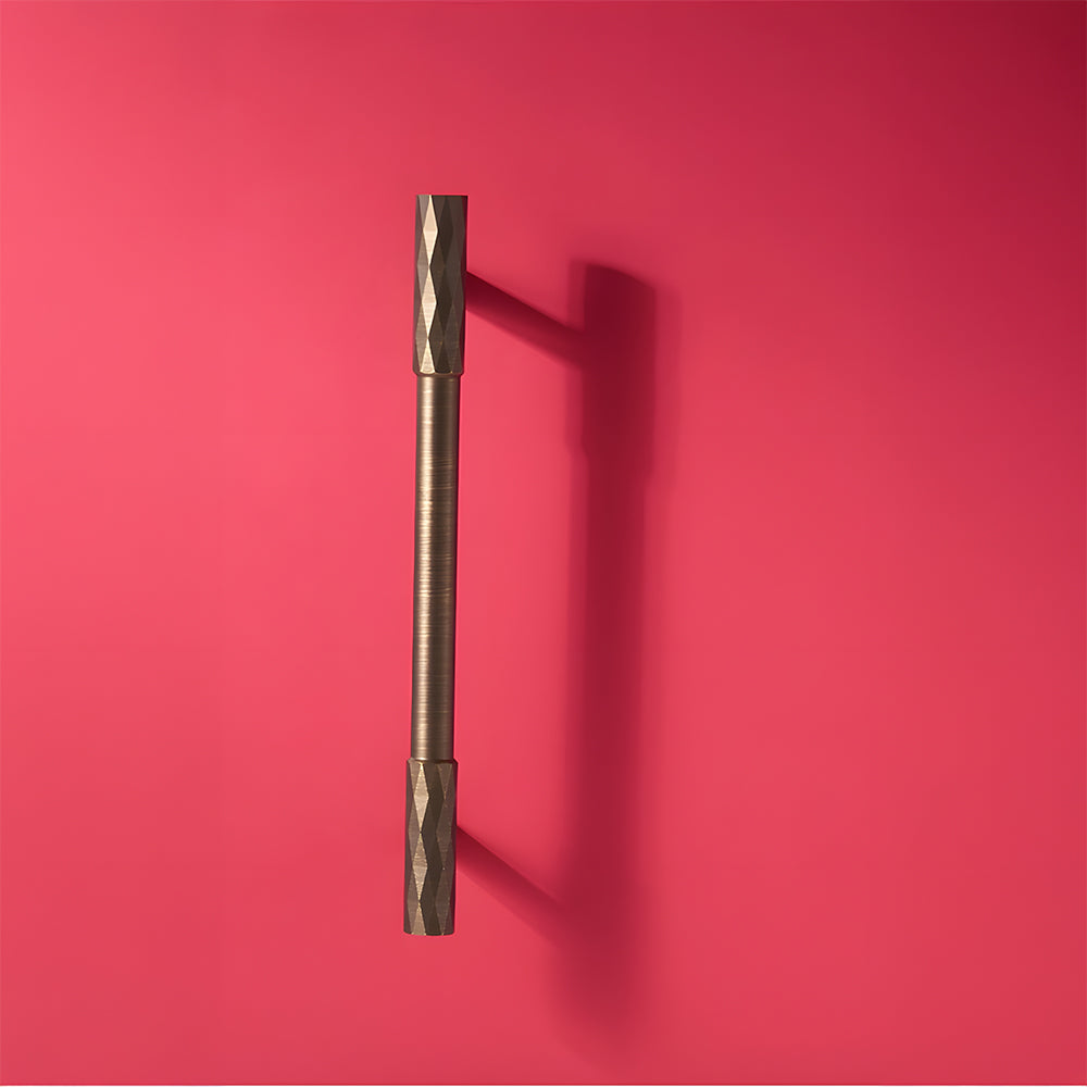 Retro Art Deco Solid Brass Cabinet Handles