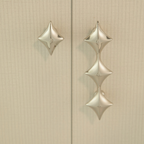Antique Bronze Star Solid Brass Kitchen Cupboard Handles & Knobs