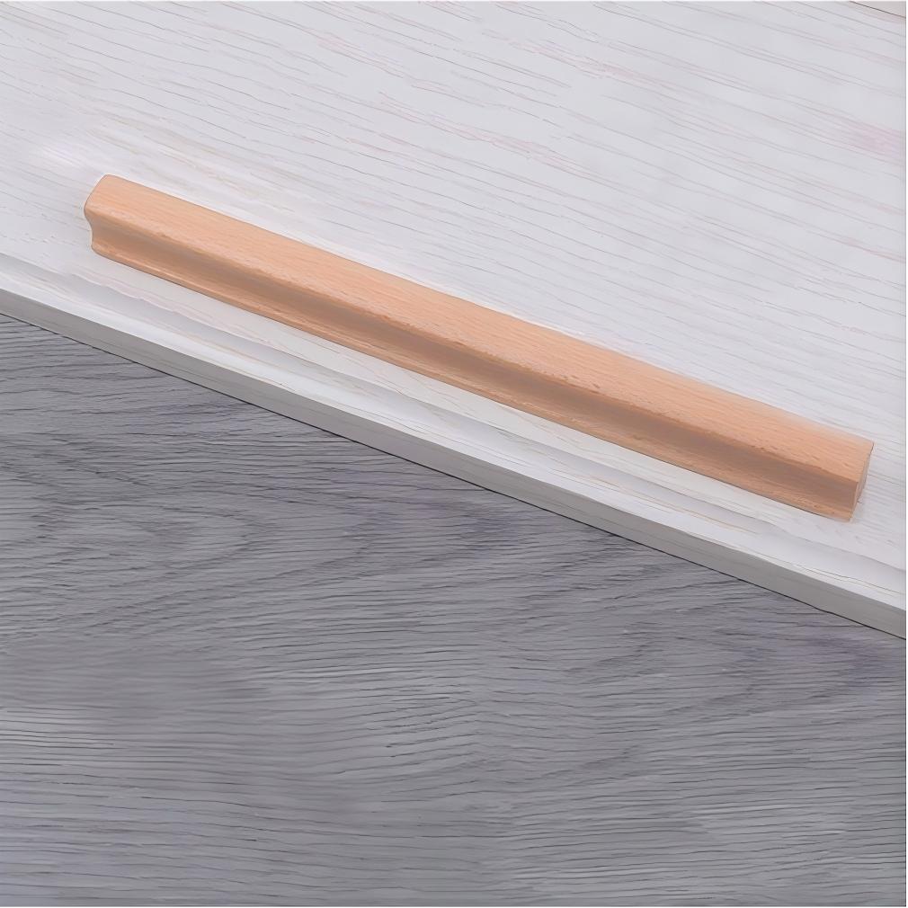 Unique Solid Natural Wood Cabinet Drawer Pulls