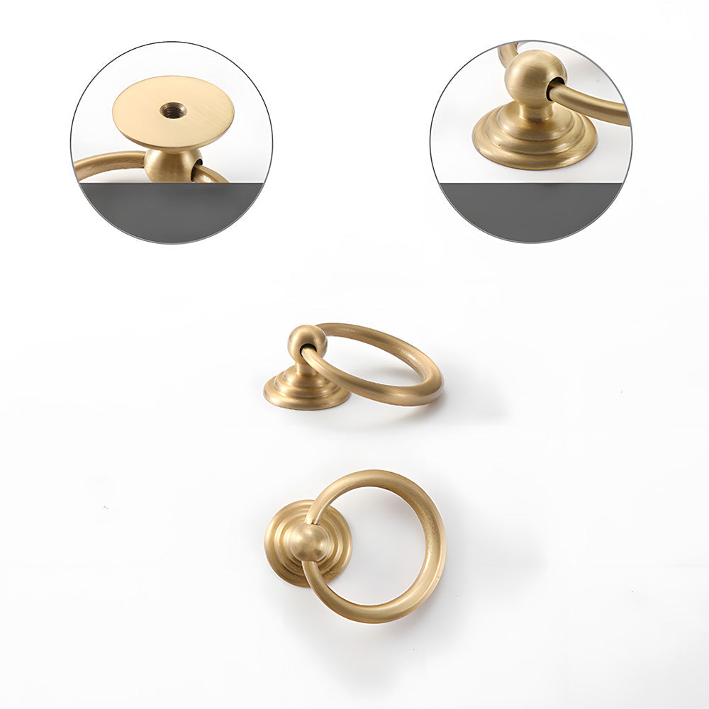 Vintage Art Deco Brass Cabinet Knobs and Pulls