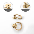 Art Deco brass cabinet handles and knobs gold options and measurement guides