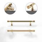 Vintage Art Deco Brass Cabinet Knobs and Pulls