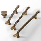 Vintage Art Deco Brass Cabinet Knobs and Pulls
