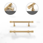 Vintage Art Deco Brass Cabinet Knobs and Pulls