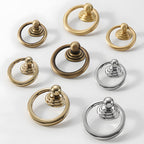 Vintage Art Deco Brass Cabinet Knobs and Pulls