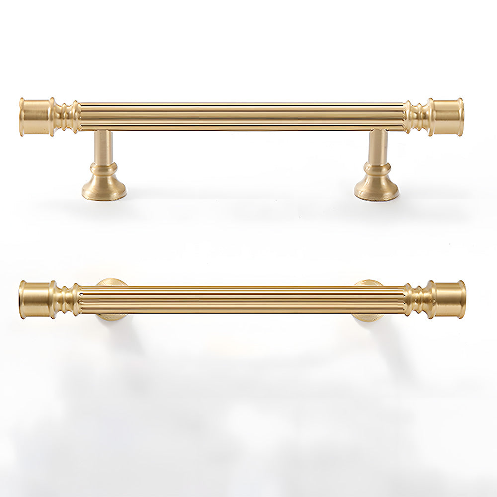 Vintage Art Deco Brass Cabinet Knobs and Pulls