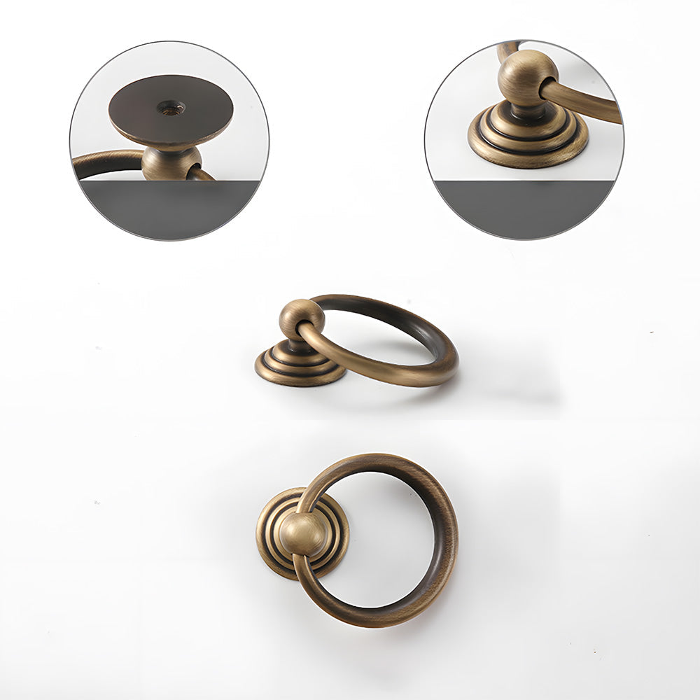 Vintage Art Deco Brass Cabinet Knobs and Pulls