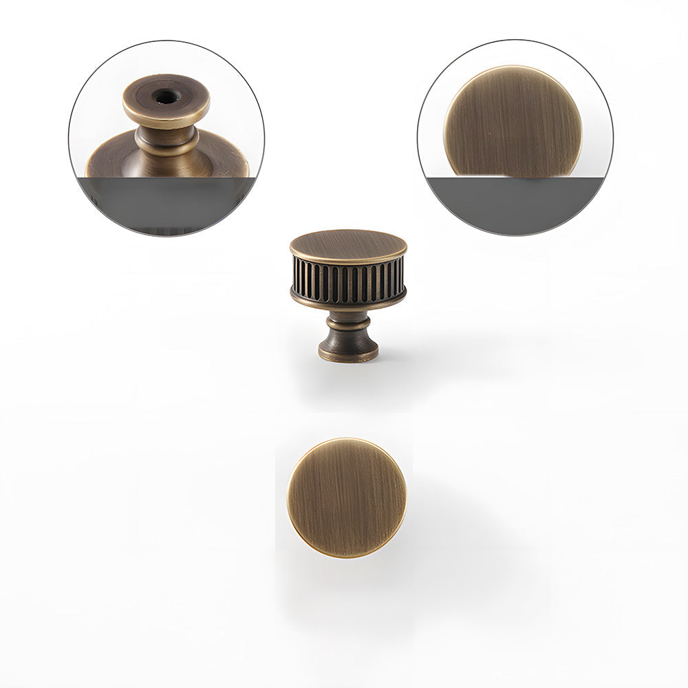 Vintage Art Deco Brass Cabinet Knobs and Pulls