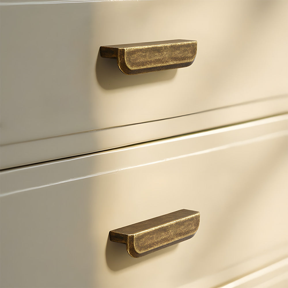 Vintage Antique Bronze Brass Drawer Handles