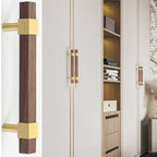 Black Walnut Square Cabinet Handles