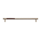 Luxury Brass Walnut T-bar Kitchen Cupboard Handles