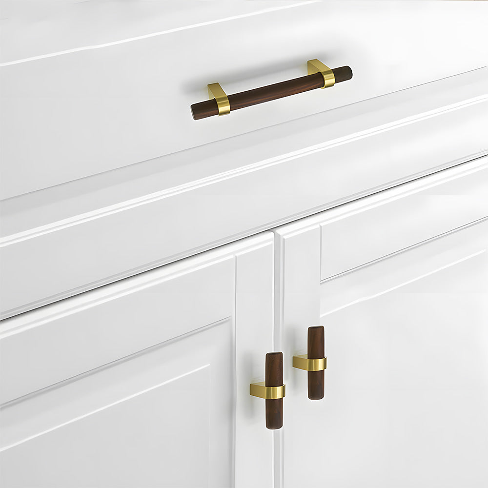 Luxury Solid Wood Cabinet Handles & T-Bar Knobs