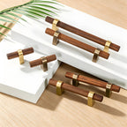 Luxury Solid Wood Cabinet Handles & T-Bar Knobs
