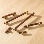 Luxury Solid Wood Cabinet Handles & T-Bar Knobs