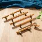 Luxury Solid Wood Cabinet Handles & T-Bar Knobs