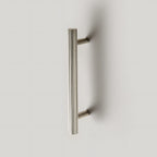 Modern Brass Straight Knurled Dresser Handles