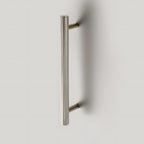 Modern Brass Straight Knurled Dresser Handles