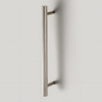 Modern Brass Straight Knurled Dresser Handles