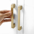 Modern Gold Solid Brass Kitchen Cabinet Handles