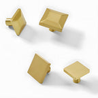 Modern Gold Solid Brass Kitchen Cabinet Handles