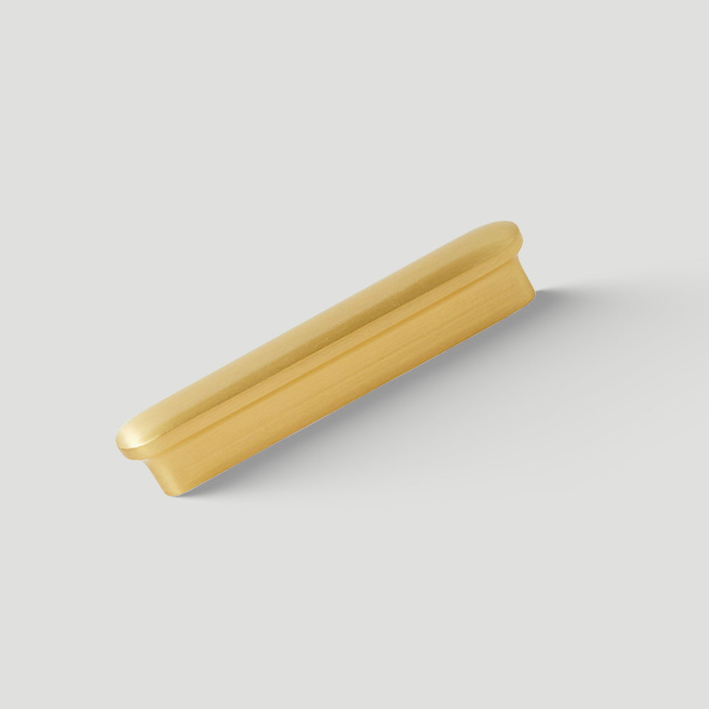 Modern T-Shaped Gold Brass Cabinet Handles