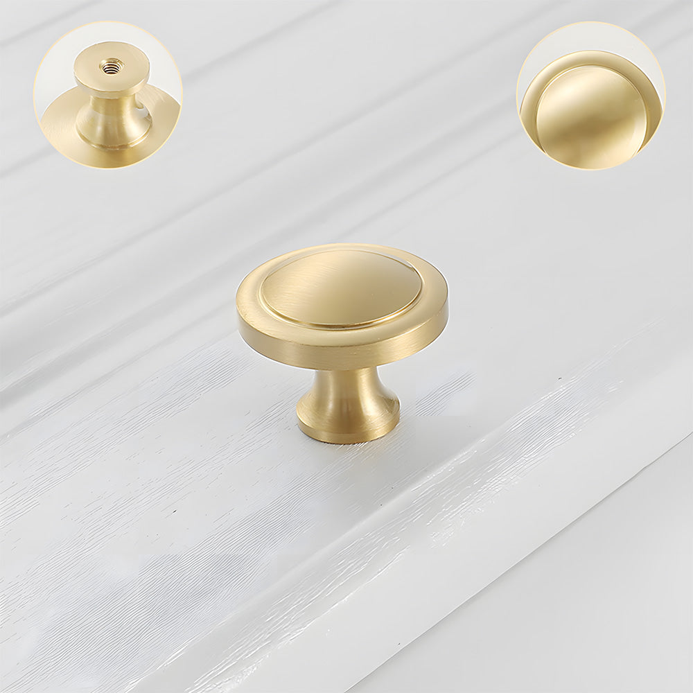 Modern Luxe Solid Copper Kitchen Cabinet Handles