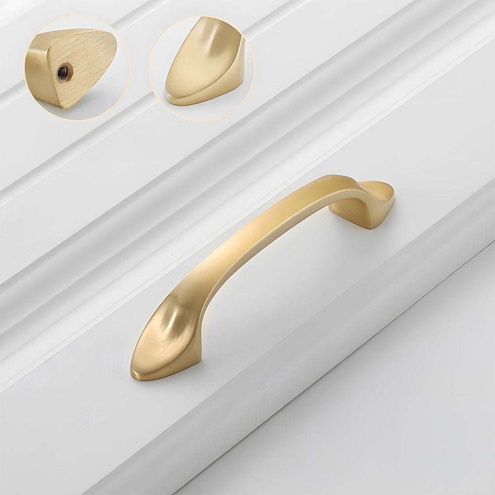 Modern Luxe Solid Copper Kitchen Cabinet Handles