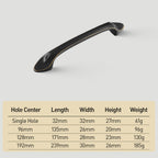 Modern Luxe Solid Copper Kitchen Cabinet Handles