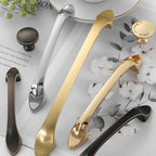 Modern Luxe Solid Copper Kitchen Cabinet Handles