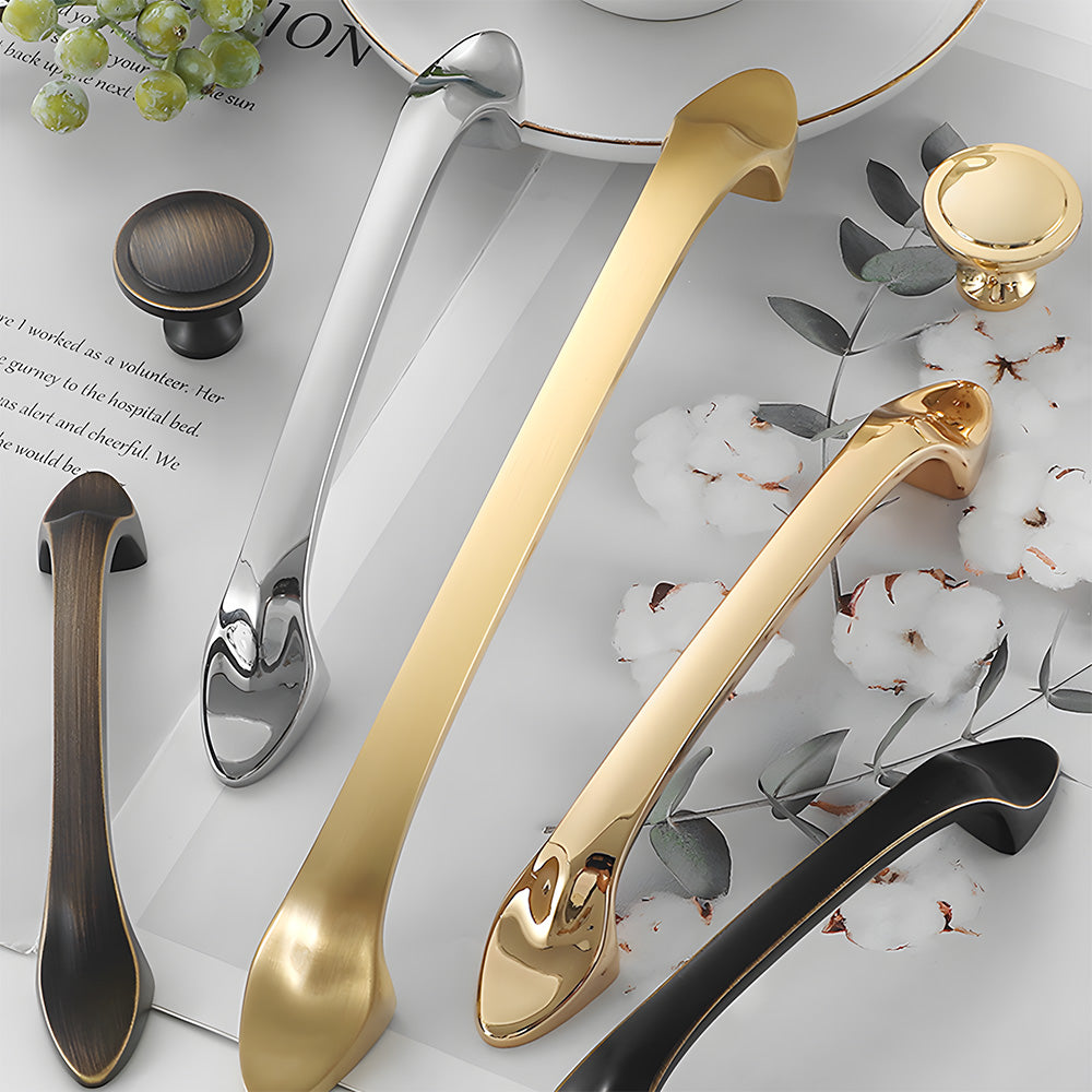 Modern Luxe Solid Copper Kitchen Cabinet Handles