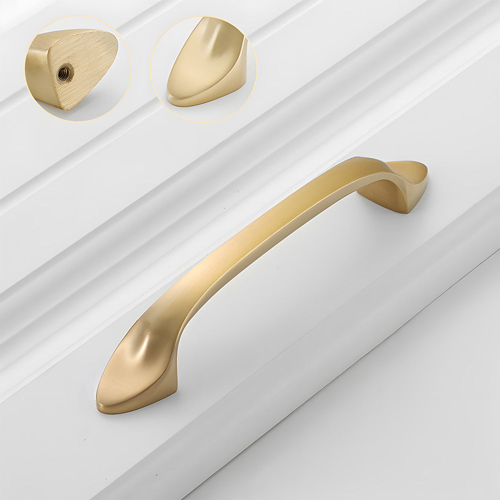 Modern Luxe Solid Copper Kitchen Cabinet Handles